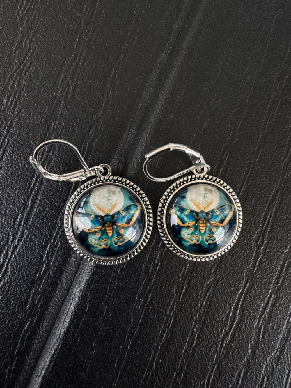 Moon Moth Earrings